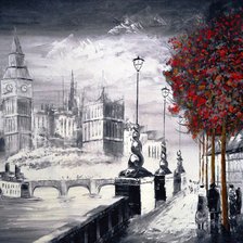 Схема вышивки «лондон»