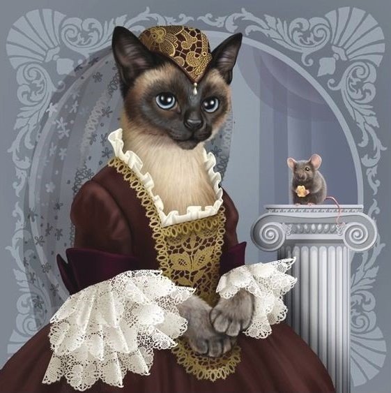 графиня - кошки - оригинал