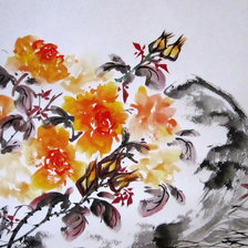 Оригинал схемы вышивки «китайская живопись» (№1695281)
