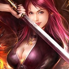 Схема вышивки «девушка»