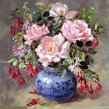 Схема вышивки «Натюрморты Anne Cotterill»