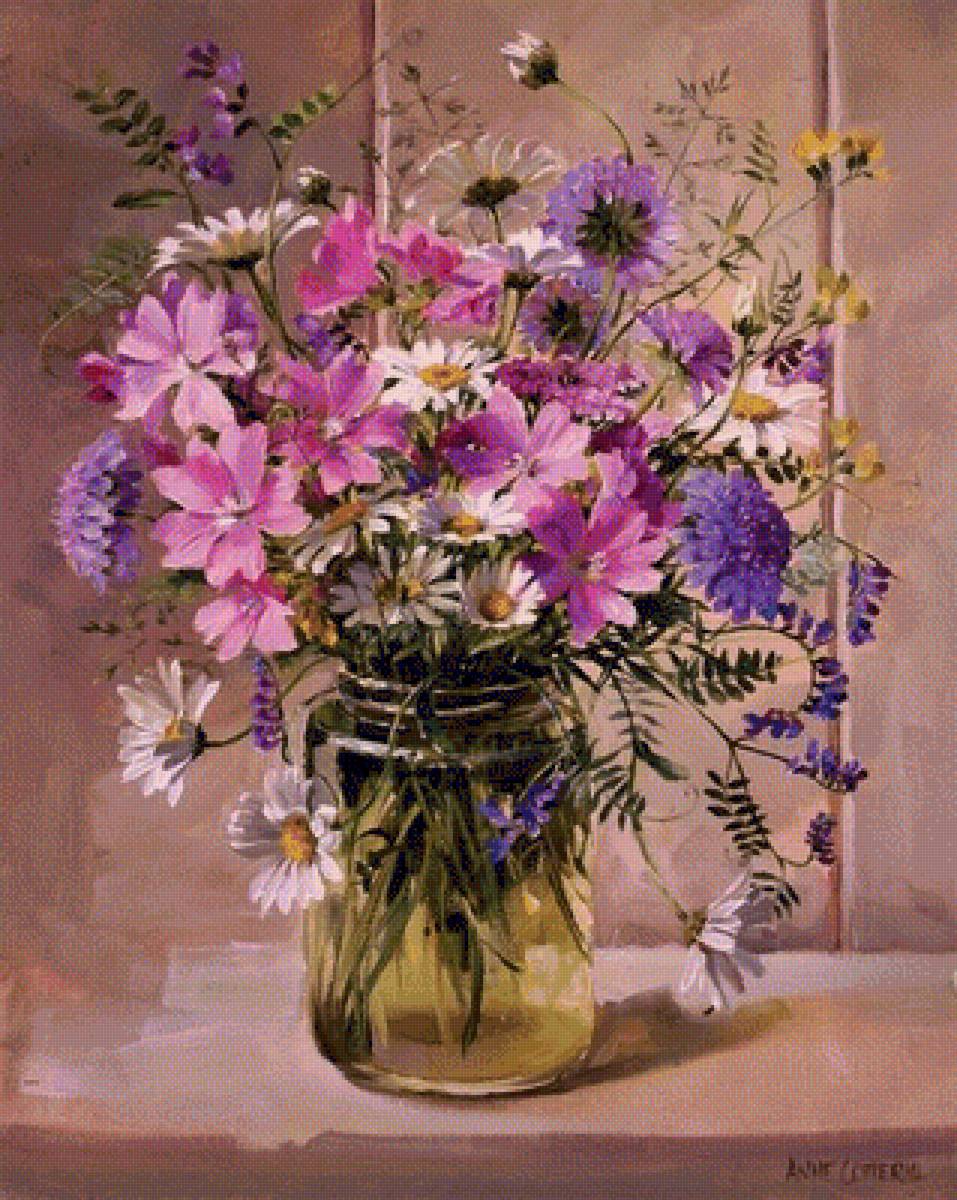 Натюрморты Anne Cotterill - цветы, натюрморт - предпросмотр