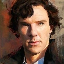 Схема вышивки «Камбербэтч Бенедикт»