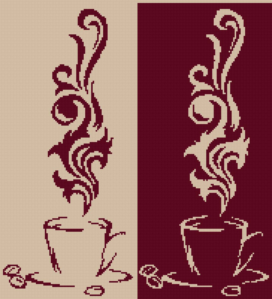 Кофе - монохром, кофе, чашка - предпросмотр