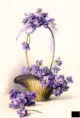 корзинка с цветами - оригинал