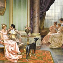 Схема вышивки «беседа»