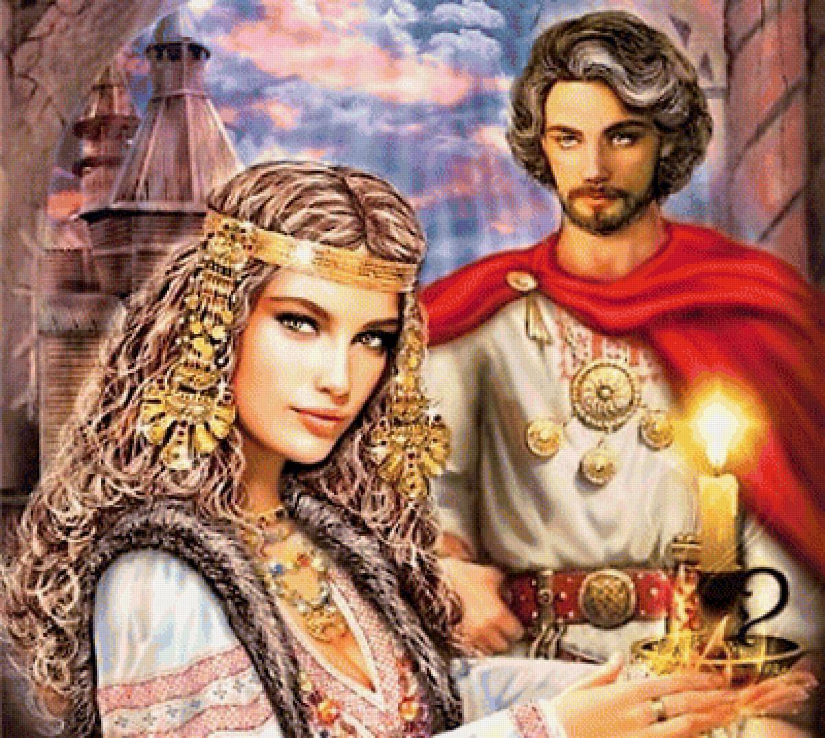 Ведьма и князь - иллюстрация - предпросмотр