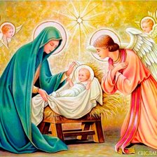 Схема вышивки «младенец»