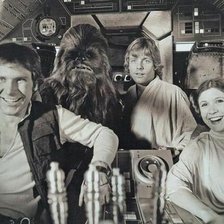 Схема вышивки «Звёздный войны | Han Solo, Luke Skywalker, Princess Leia Organa»