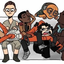 Звёздный войны | Rey, Finn, Poe, kylo, Chua
