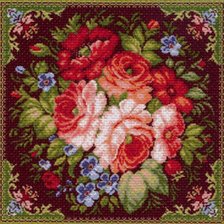 Схема вышивки «подука розы»