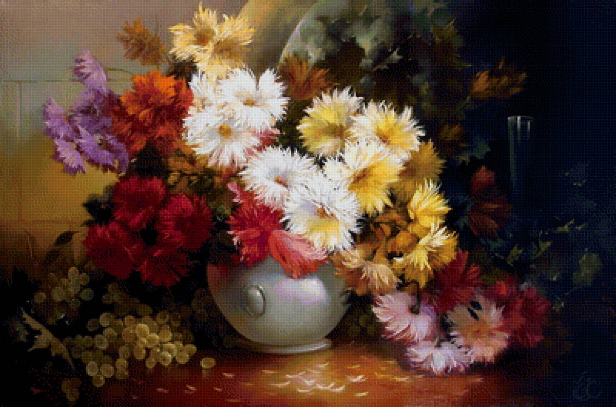 №1700189 - натюрморт, цветы - предпросмотр