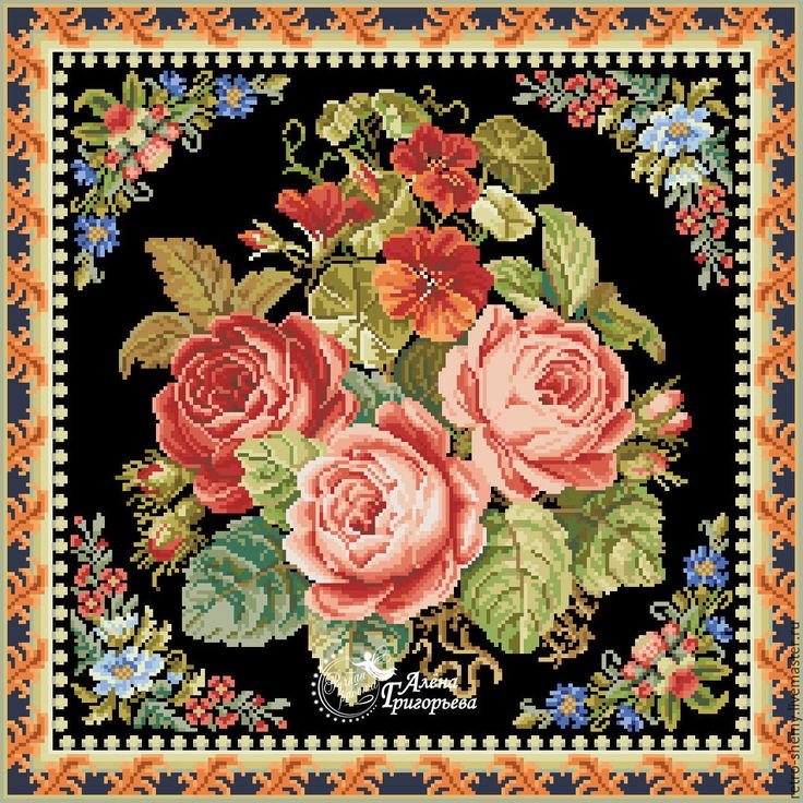 русские узоры - оригинал