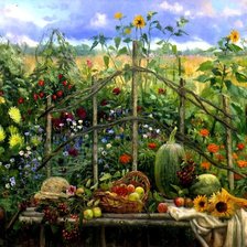 Схема вышивки «полден»