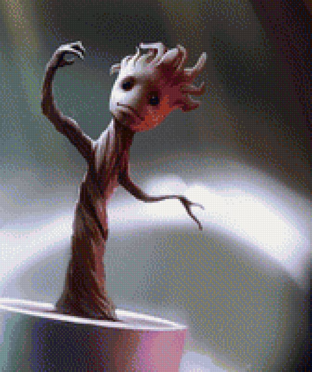 Грут - стражи галактики - предпросмотр