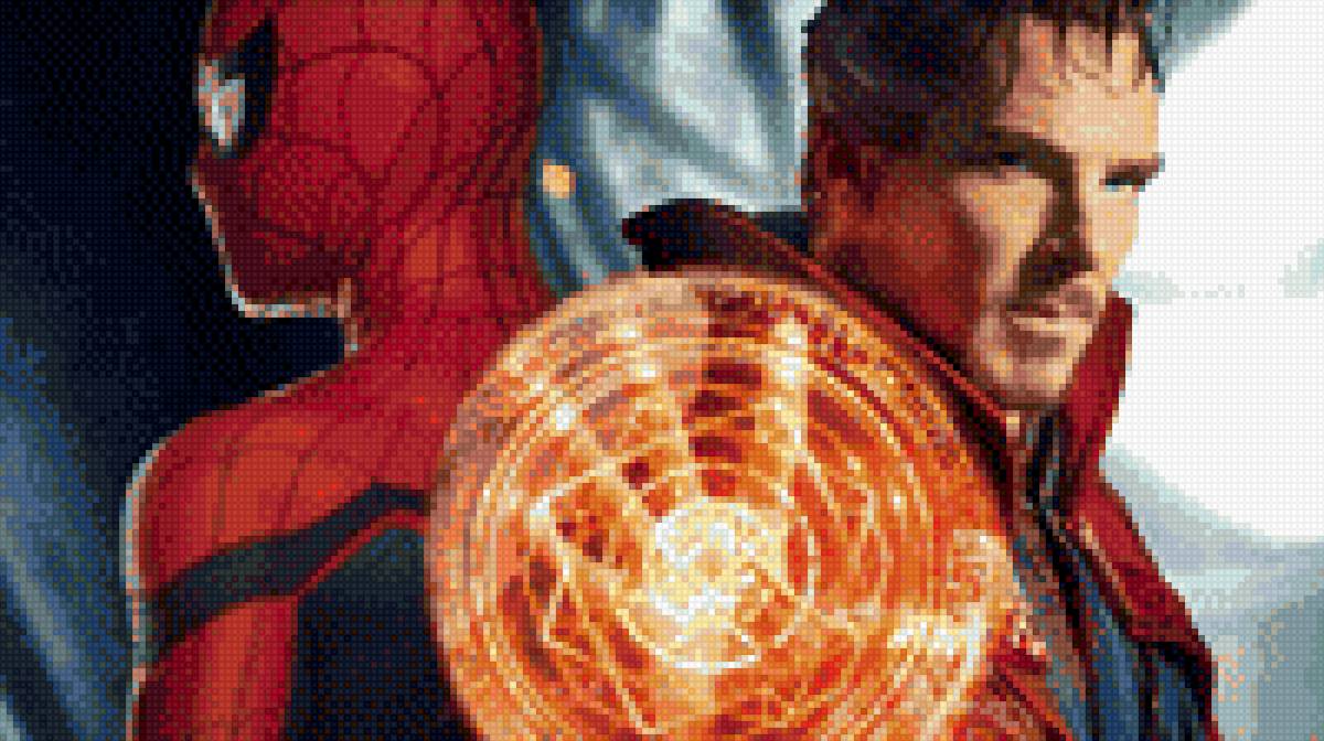 Доктор Стрэнж и человек-паук - марвел, супергерои - предпросмотр