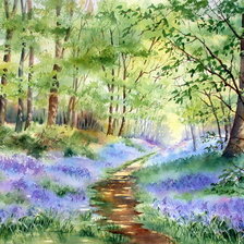 Схема вышивки «летняя опушка»