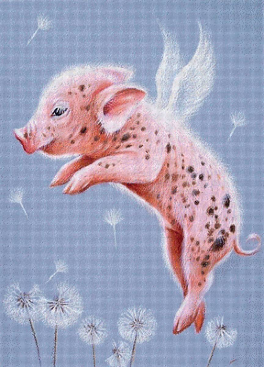 одуванчики - картина - предпросмотр