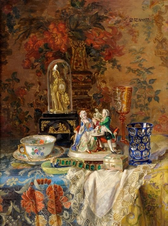 натюрморт - скульртура, картина, скатерть, натюрморт, хужожник - оригинал