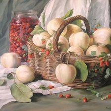 НАТЮРМОРТ С ЯБЛОКАМИ