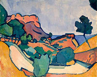 Схема вышивки «Дорога среди гор»