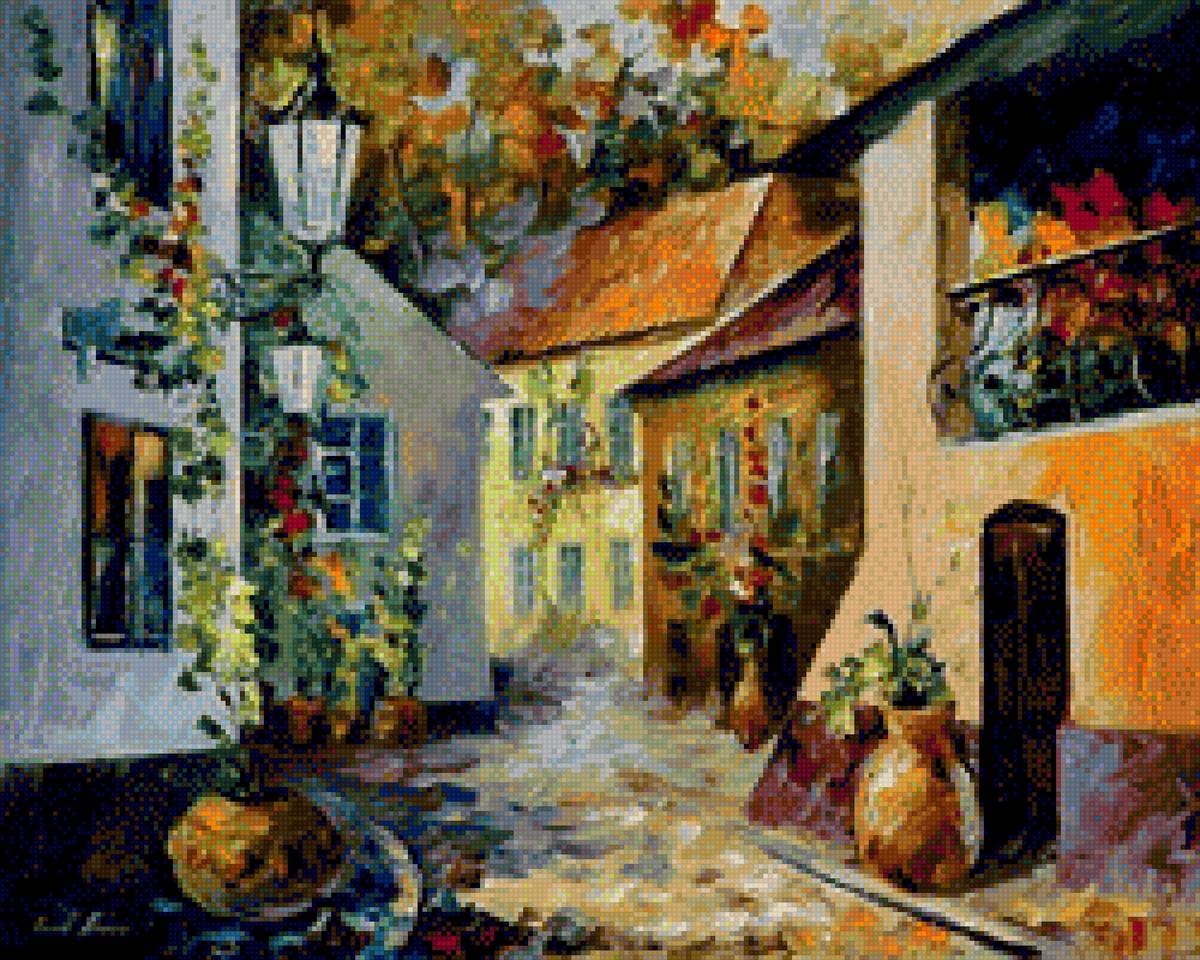 По картине Л. А. - старый город - предпросмотр