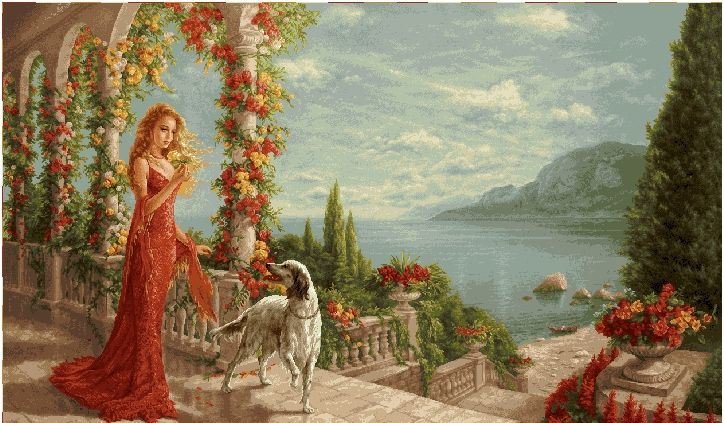 Дама с собачкой - оригинал