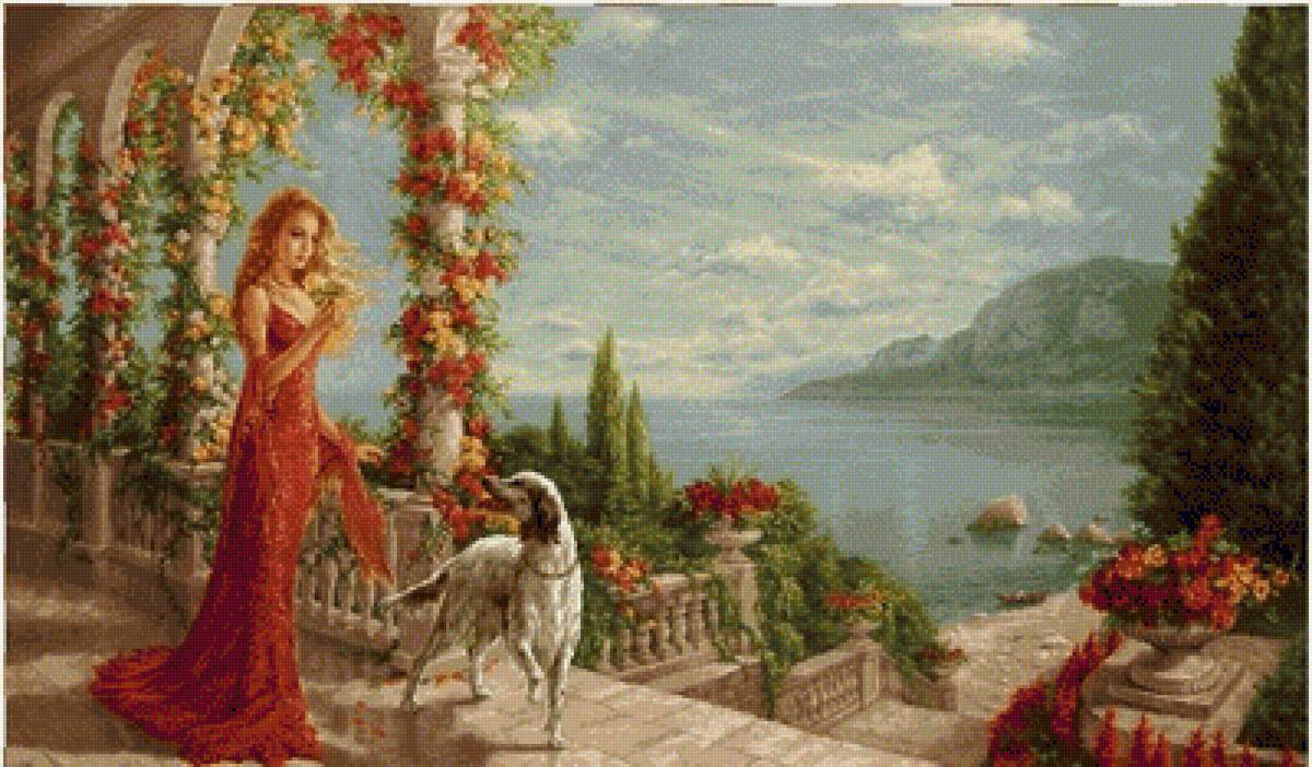 Дама с собачкой - предпросмотр