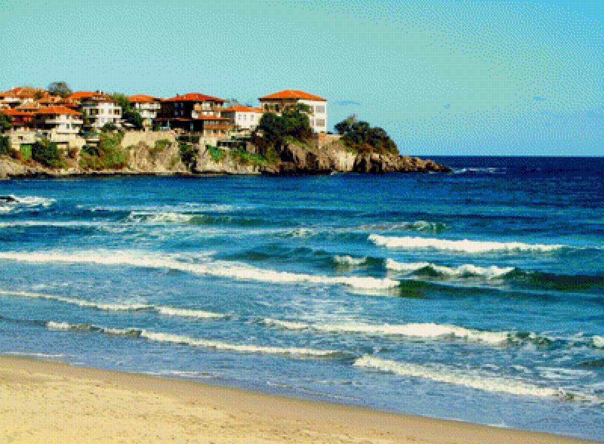 Созополь - старый город, созополь, болгария, море - предпросмотр