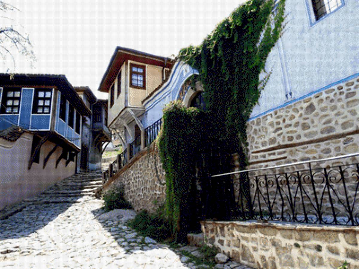 Старый город - болгария, старый город, домик, пловдив - предпросмотр