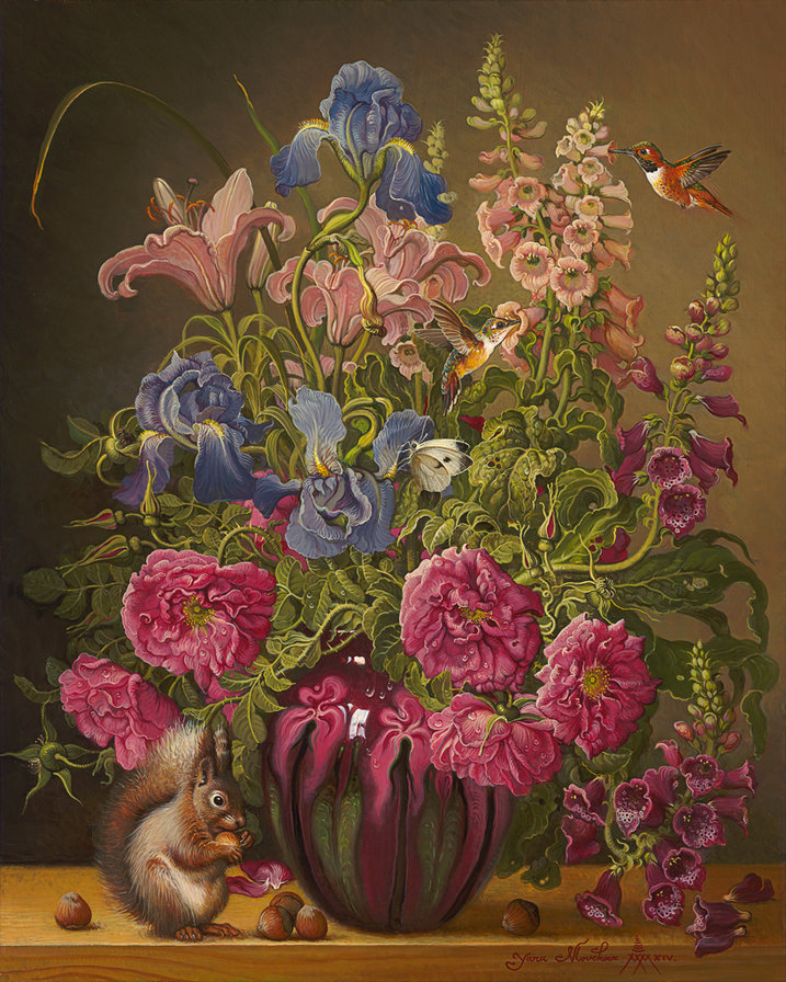 kytica,veverička - оригинал