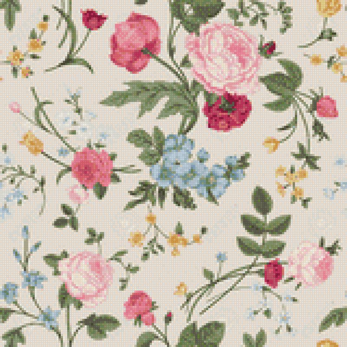 Подушка Розы винтаж - предпросмотр