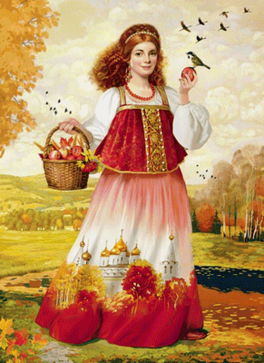 девушка осень - осень, люди, природа - предпросмотр