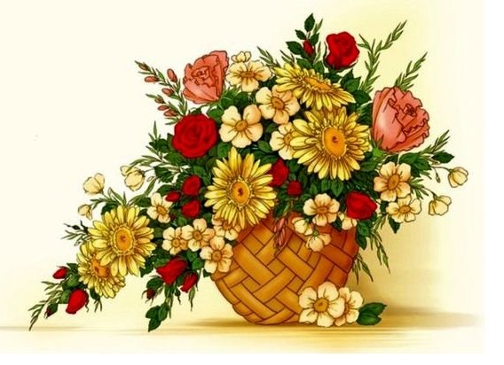 букет цветов - оригинал