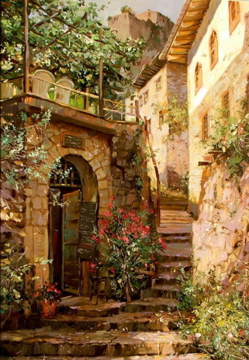 лестница - лестница, город - оригинал