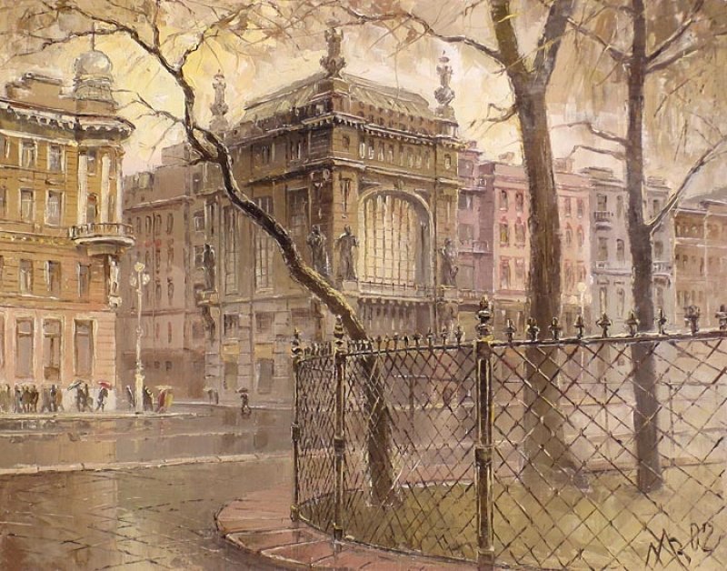 Питерский дворик - город, питер, двор - оригинал