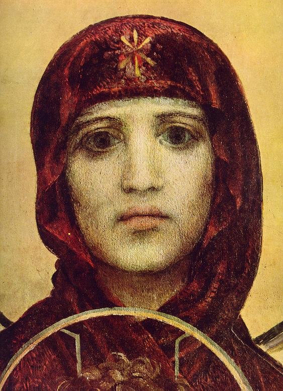 Мария_Врубель - врубель, дева мария, кирилловская церковь, богородица - оригинал