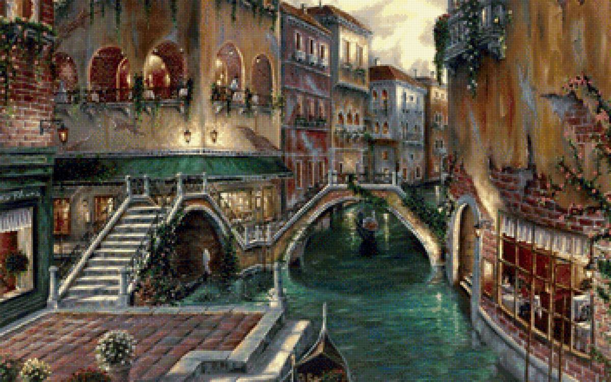 дворец в Венеции - венеция, город, канал - предпросмотр