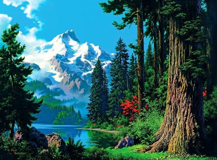 голубые горы - природа, горы - оригинал
