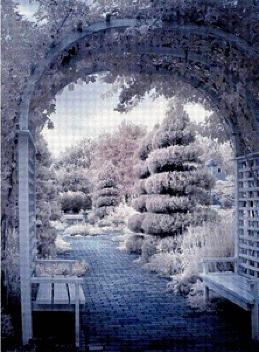 снежная арка - зима, снег - предпросмотр