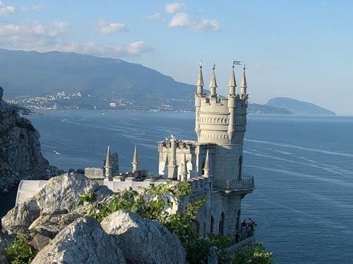 Ласточкино гнездо - замок, море, лето - оригинал