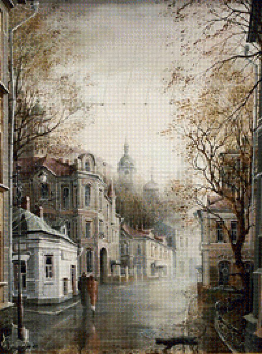 прогулка - москва, парочка, город - предпросмотр