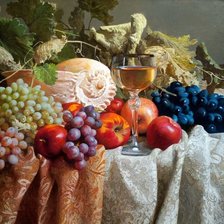 Схема вышивки «натюрморт с ракушкой»