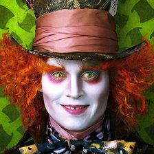 Схема вышивки «безумный шляпник»