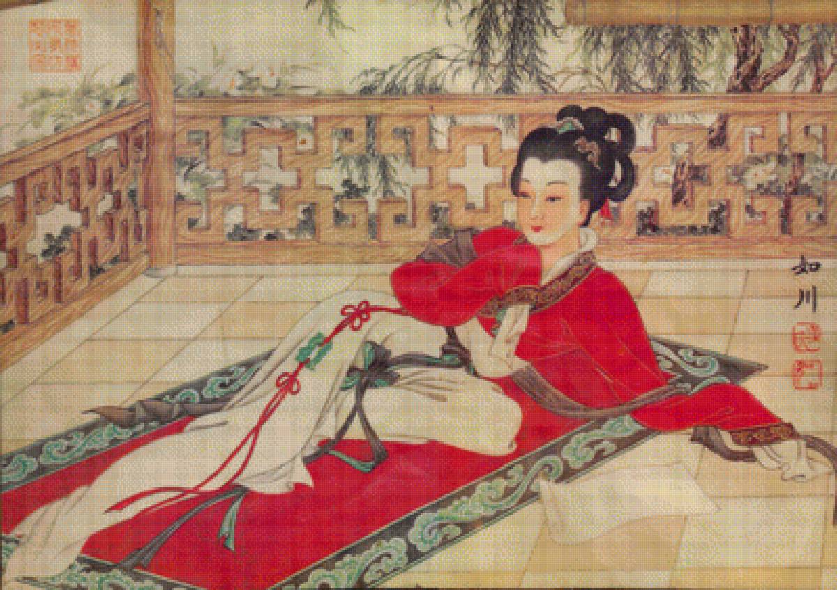 гейша - картина - предпросмотр