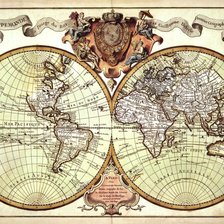 Схема вышивки «карта»