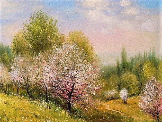 ВЕСНА - пейзаж, весна - оригинал