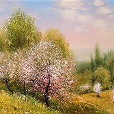 Схема вышивки «ВЕСНА»