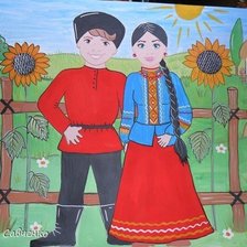 Схема вышивки «Казаки»