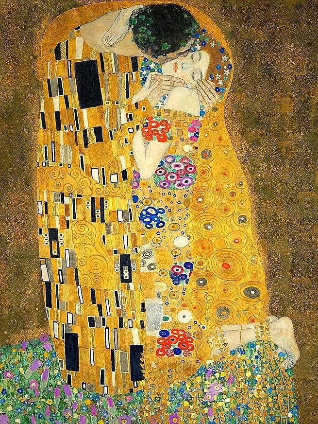 Густав Климт "Поцелуй" - живопись, картина, поцелуй, любовь, климт - оригинал